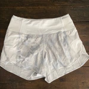 Lululemon white shorts